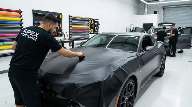 少女日记改装视频 - 车身贴膜改色视频教程